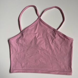 Pink crop top